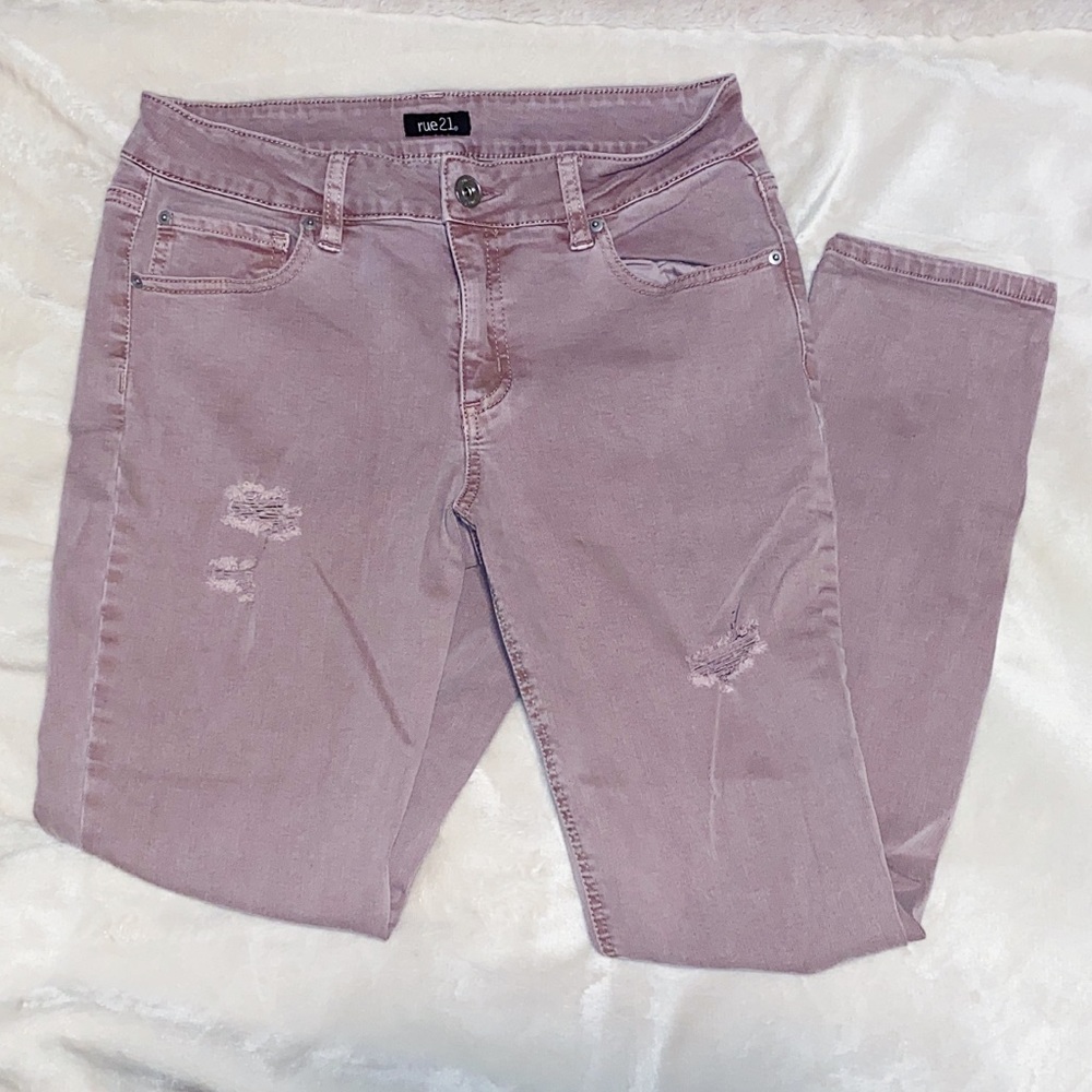 RUE21 | RIPPED SKINNY JEANS | SZ 8